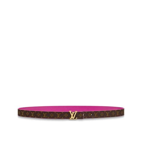 pink lv belt|louis vuitton 20mm belt.